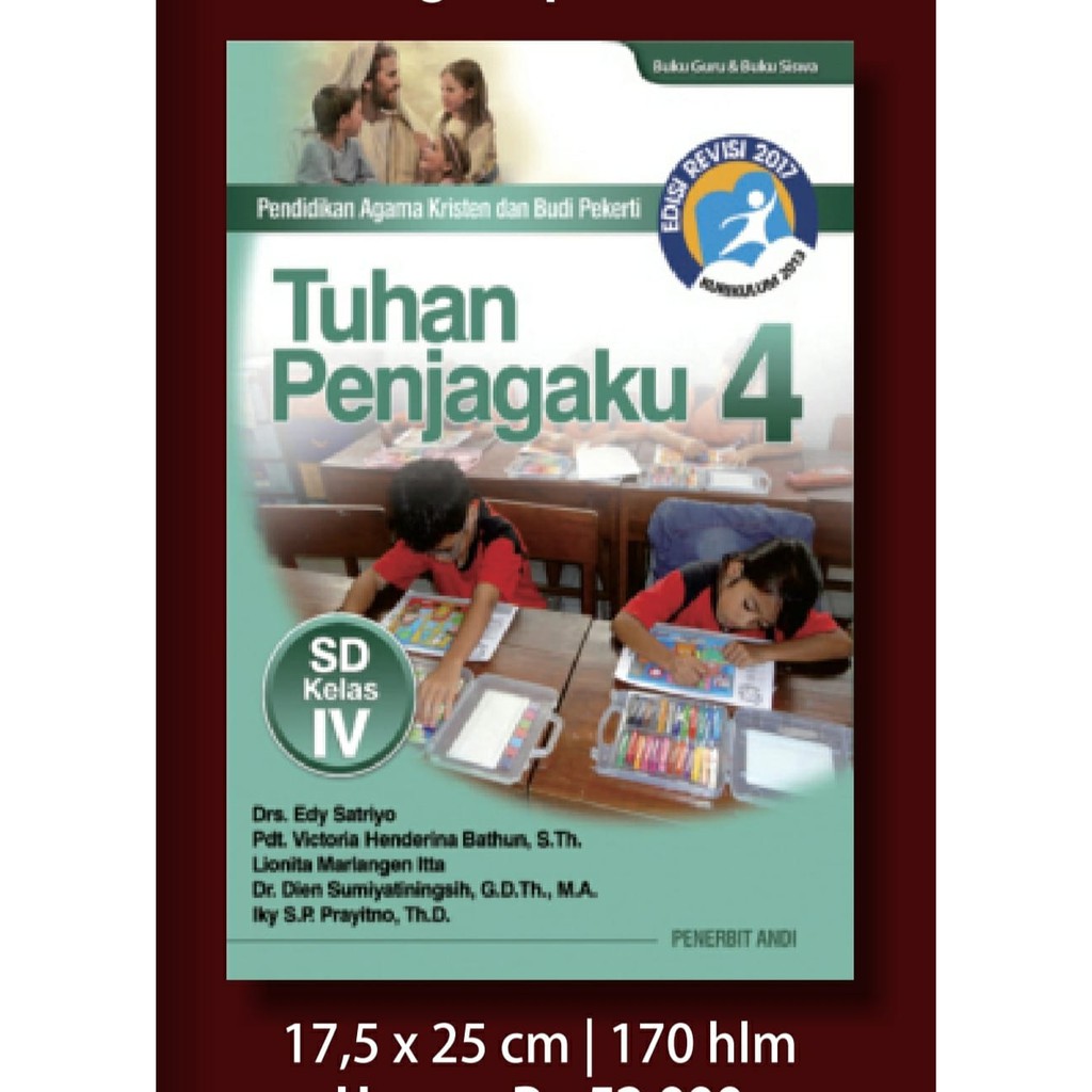 Jual Buku Tuhan Penjagaku Pendidikan Agama Kristen Dan Budi Pekerti Sd Kelas 1 6 Ori 0357