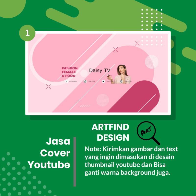 Jasa desain Cover youtube Keren Satuan Murah Kekinian Trendy Part 1