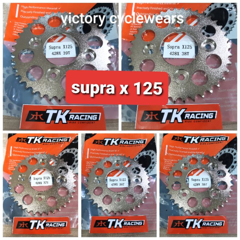 Gear set tk supra x clearance 125