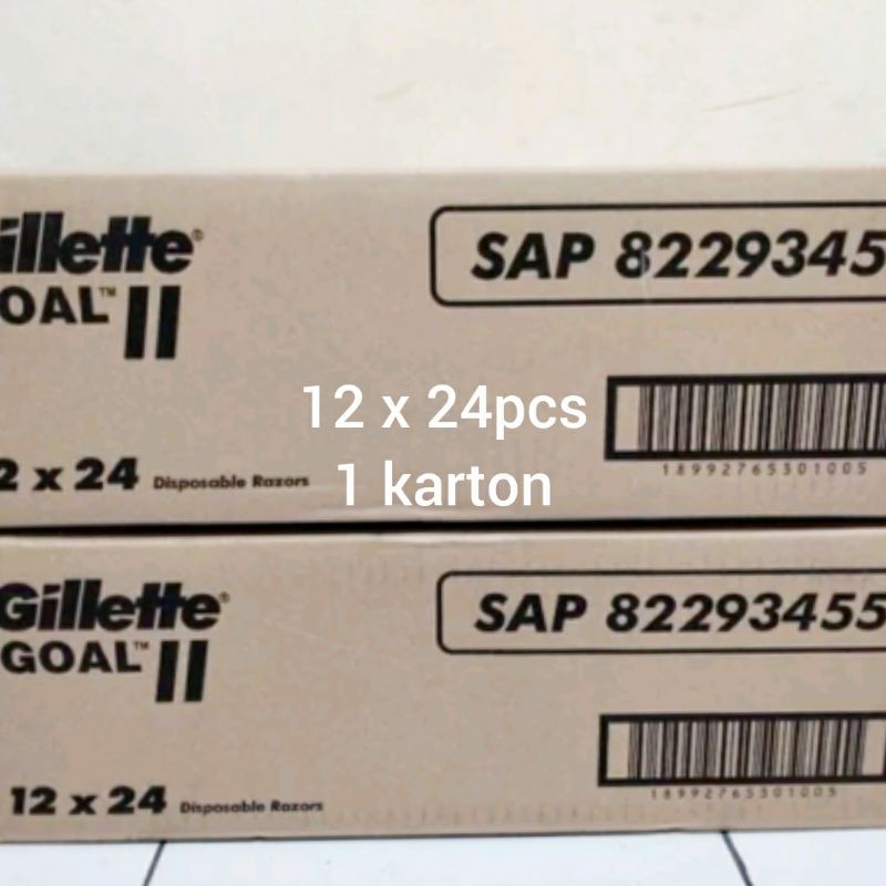 Jual Gillette goal ll satu karton | Shopee Indonesia