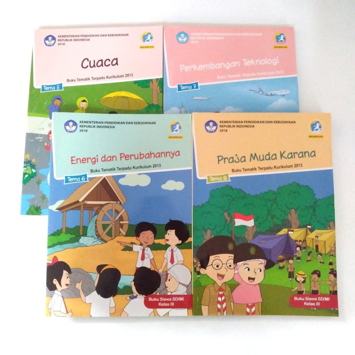 Jual BUKU TEMATIK SD PAKET KELAS 3 TEMA 5678 | Shopee Indonesia