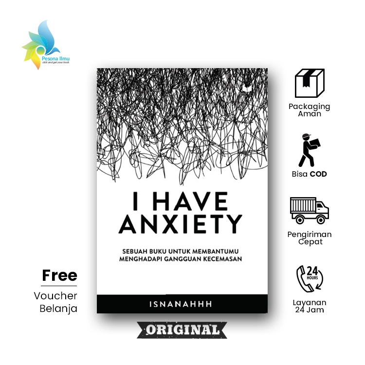 Jual Buku Self Healing I Have Anxiety Sebuah Buku Untuk Membantu