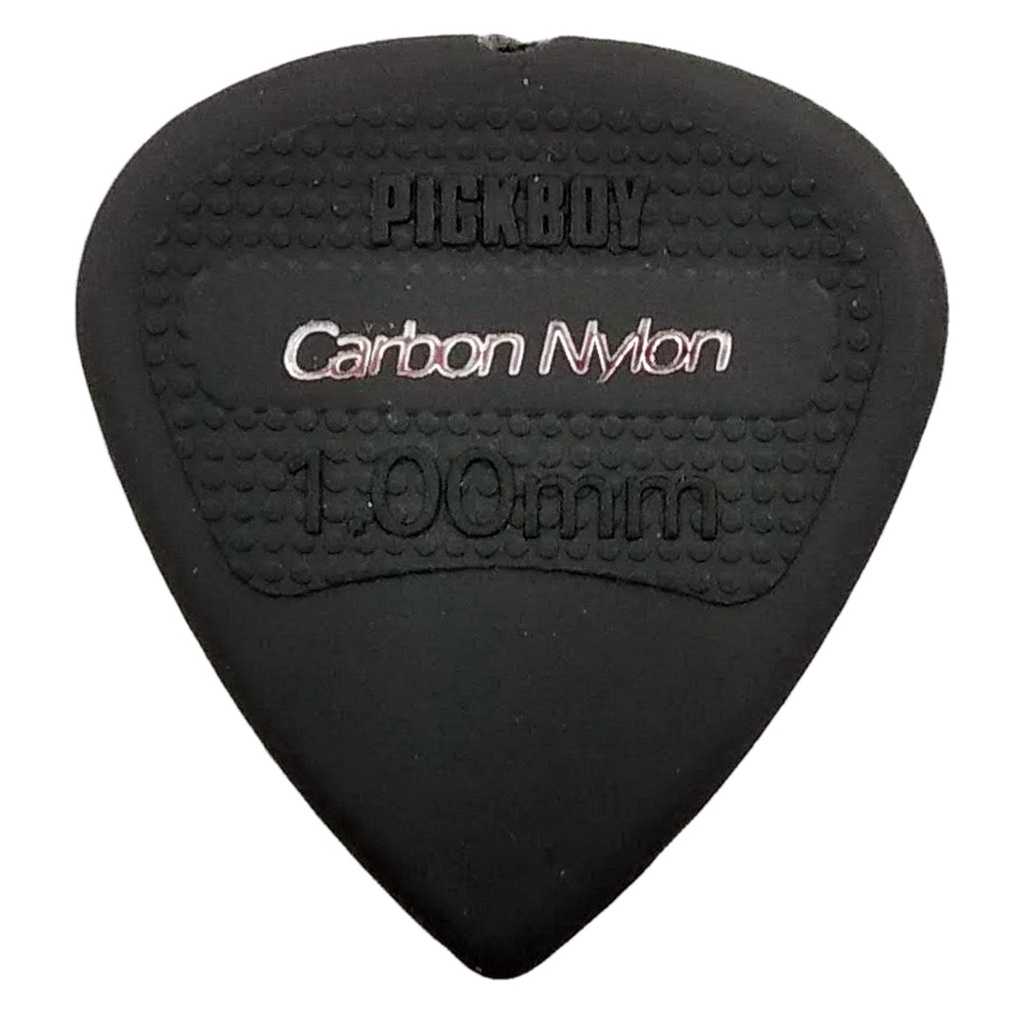 Pickboy Plettro/Pick Carbon Nylon, 0,88 Mm, Medium, Nero, 12 Pezzi - Foto 2