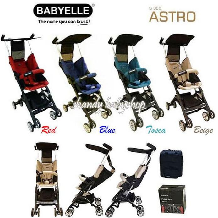 Jual KERETA DORONG BAYI STROLLER BABYELLE ASTRO seperti cocolatte pockit Shopee Indonesia