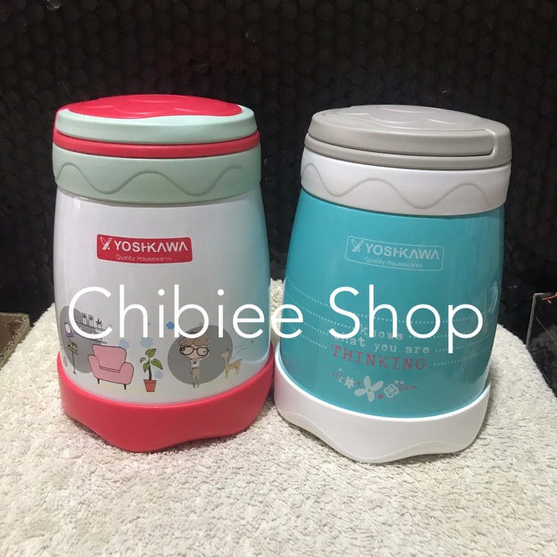 Jual Yoshikawa Food Jar tempat Penyimpan Makanan Hangat/Dingin 500ml