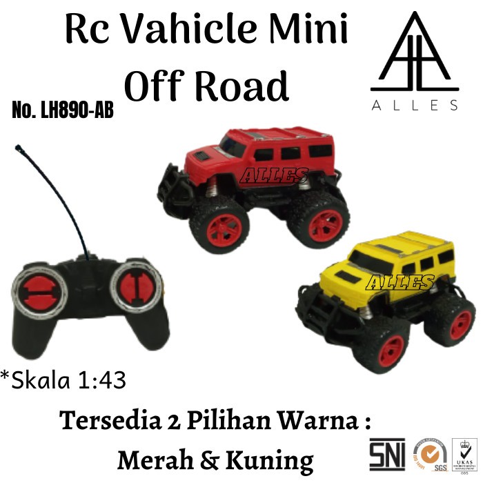 Jual Mobil Remote Control / Rc Vahicle Mini Off Road / No. LH890-AB ...