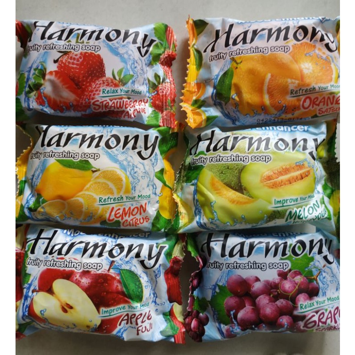harmony sabun batang 70 gram sabun wangi buah