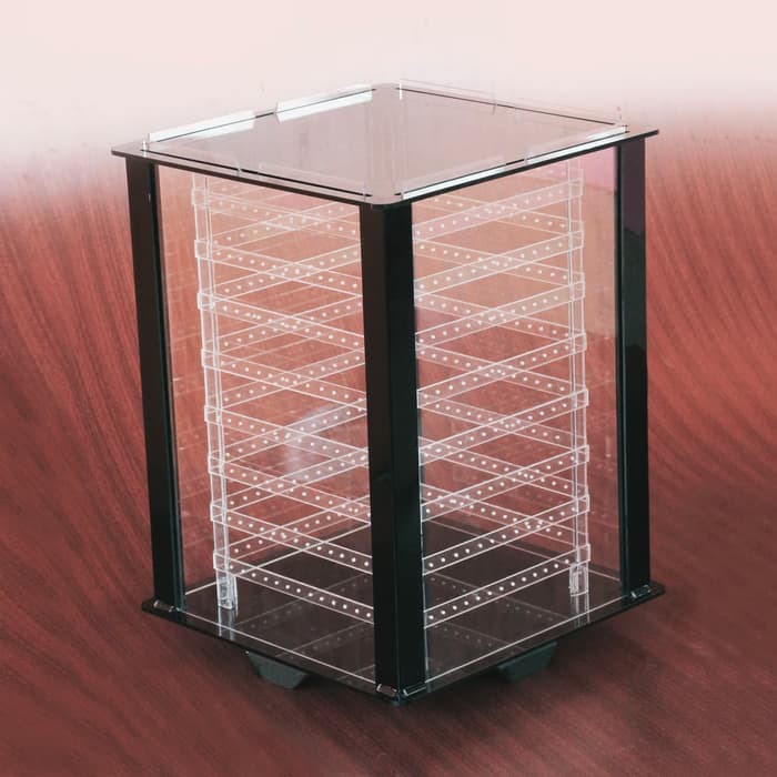 Jual display putar anting 4 sisi besar original plus bubble wrap dan ...