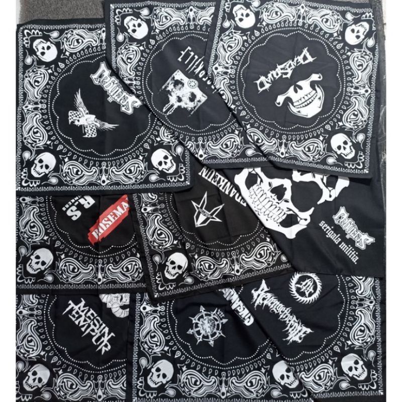 Jual Grosir Bandana Musik Populer/Bando Band legendaris/Sal Slayer ...