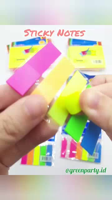 Jual Sticky notes Sticky notes isi 100 lembar Memo Stick Memo Kertas ...