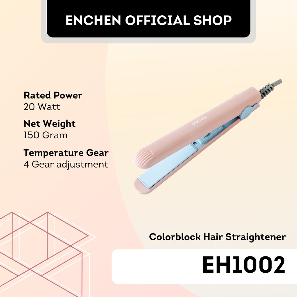 Jual Enchen EH1002 Colorblock Hair Straightener/Catokan Rambut | Shopee ...
