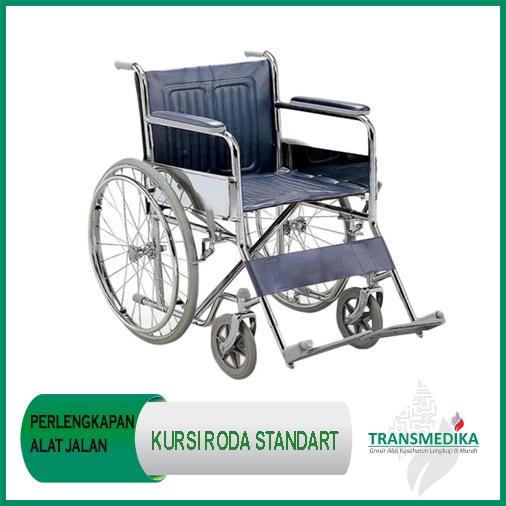 Jual Kursi Roda Standart Rumah Sakit Dan Praktis Sr Kursi Roda Chrome Kursi Roda Standar