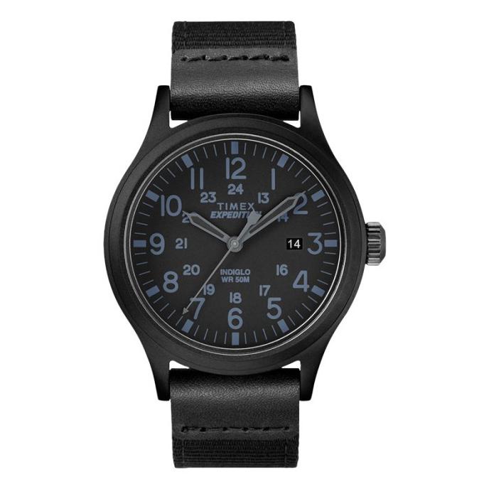 Terlaris Terbaru Termurah Jam Tangan Pria Timex Expedition Scout TW4B14200 Indiglo Black Dial B