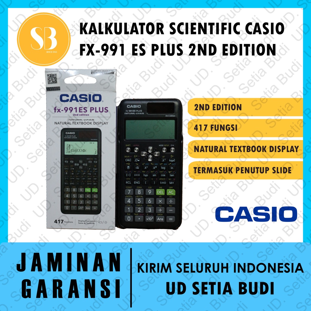 Jual Kalkulator Scientific CASIO FX-991ES Plus Asli Dan Bergaransi ...