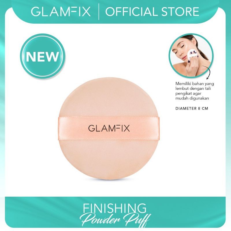 Jual GLAMFIX Finishing Powder Puff | Shopee Indonesia