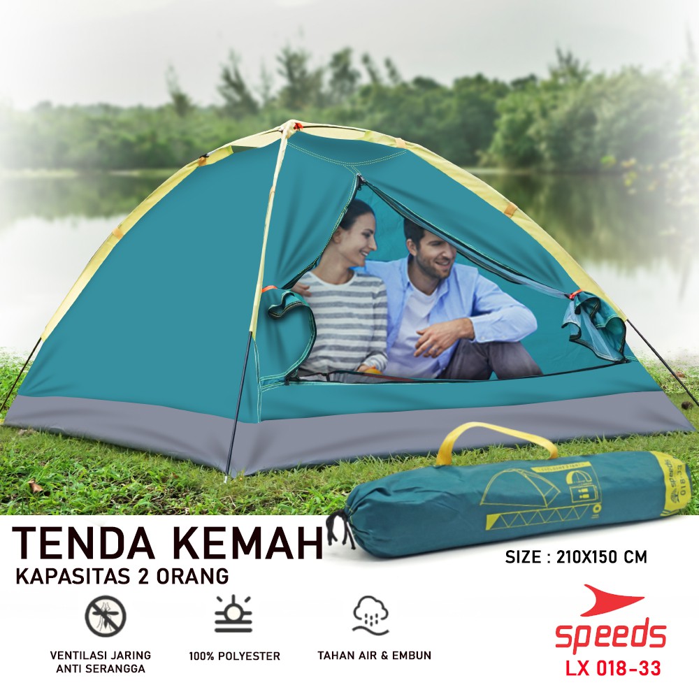 Jual Tenda Camping Lipat Manual Tenda Gunung Portable 2-3 Orang Tenda