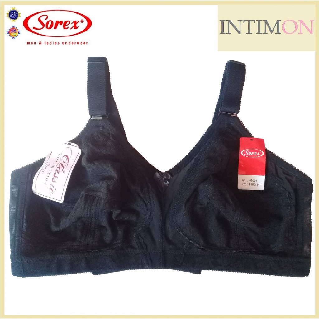 Bra sorex tanpa kawat busa tipis cup besar ready size 36-42 harga per pcs  IDR 49,000 beli 3 IDR 145,000 ya kak #bh#bra#bhmurah#bramurah#