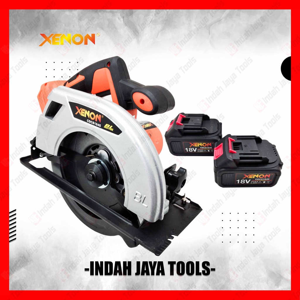 Jual XENON CDCS1845 CIRCULAR SAW CORDLESS Mesin Potong Kayu Baterai