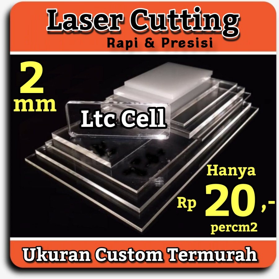 Jual Acrylic Bening Custom 2mm Rp 20cm Akrilik Lembaran Potong Laser Shopee Indonesia 6182