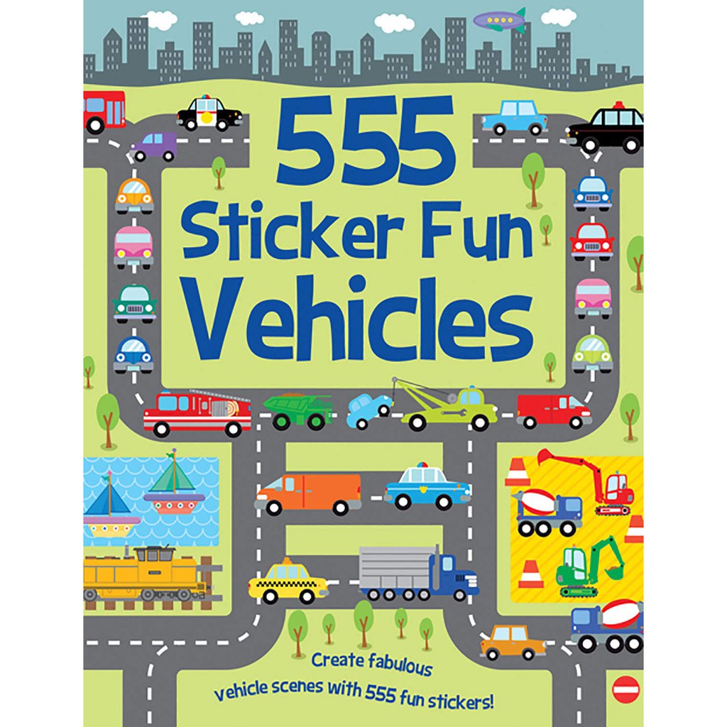Jual Imagine That - 555 Sticker Fun : 555 Vehicles | Shopee Indonesia
