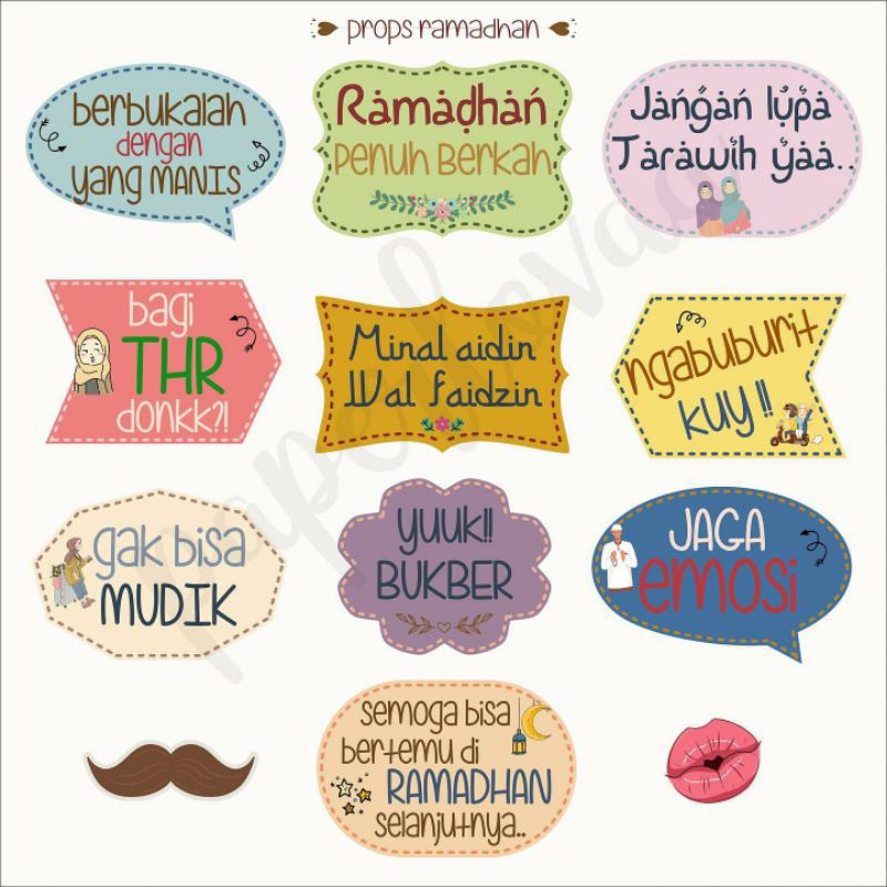 Jual props photobooth ramadhan | Shopee Indonesia