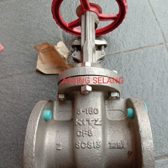 Jual Gate Valve Inch Kitz Flange Ansi Ss Japan Shopee Indonesia