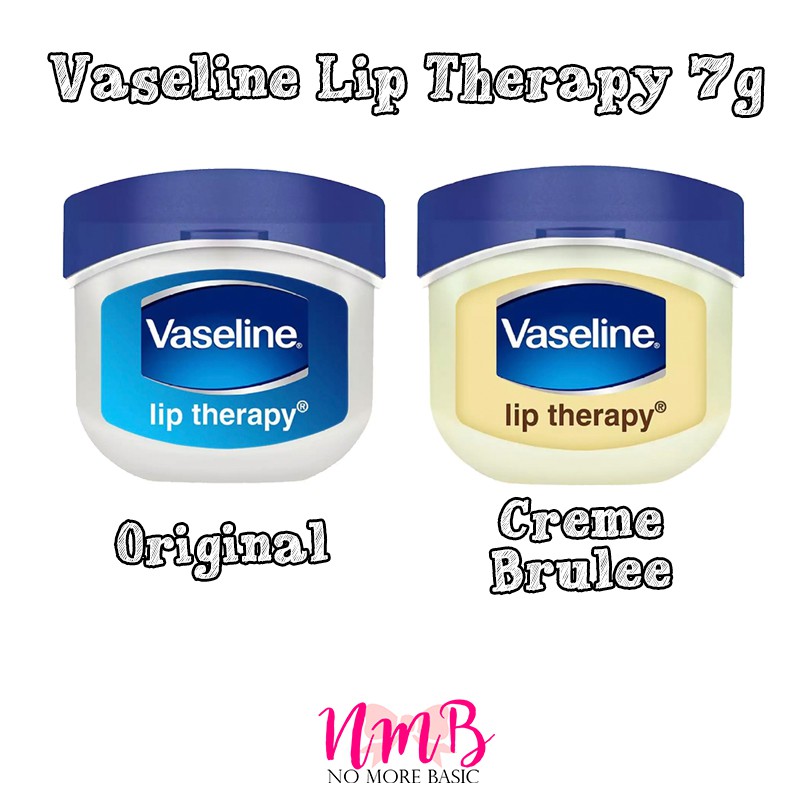 Jual Vaseline Lip Therapy Jar 7g Original / Creme Brulee Pelembab