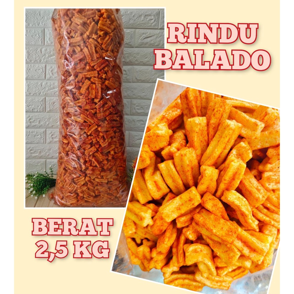 Jual Kerupuk Rindu Balado 250gram | Shopee Indonesia