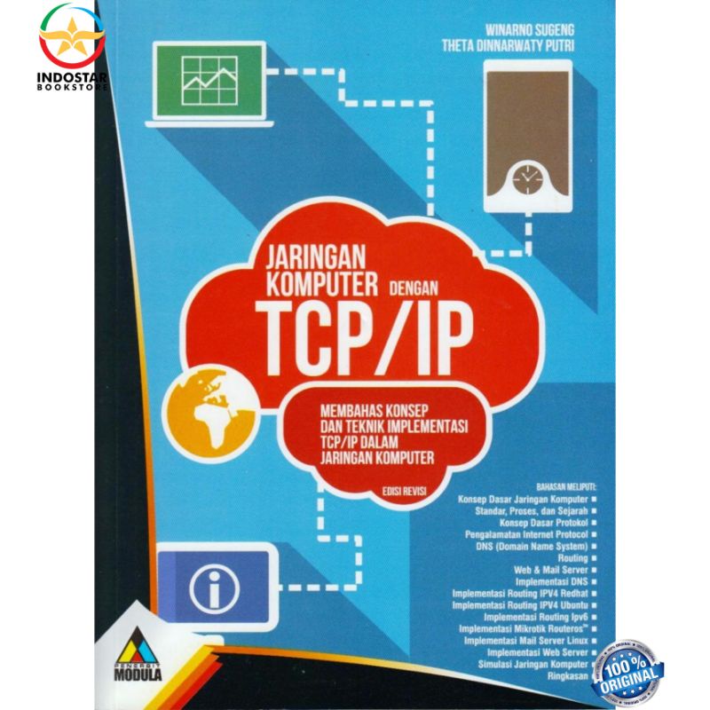 Jual Buku Jaringan Komputer Dengan Tcp Ip Membahas Konsep Dan