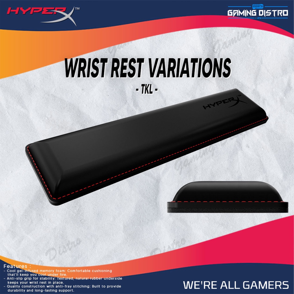 Jual HyperX Wrist Rest Keyboard TKL - Wrist Pad / Sandaran Tangan ...