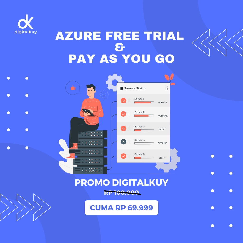 Jual [ PROMO ! ] Azure Free Trial $200 & Pay As You Go Termurah ...