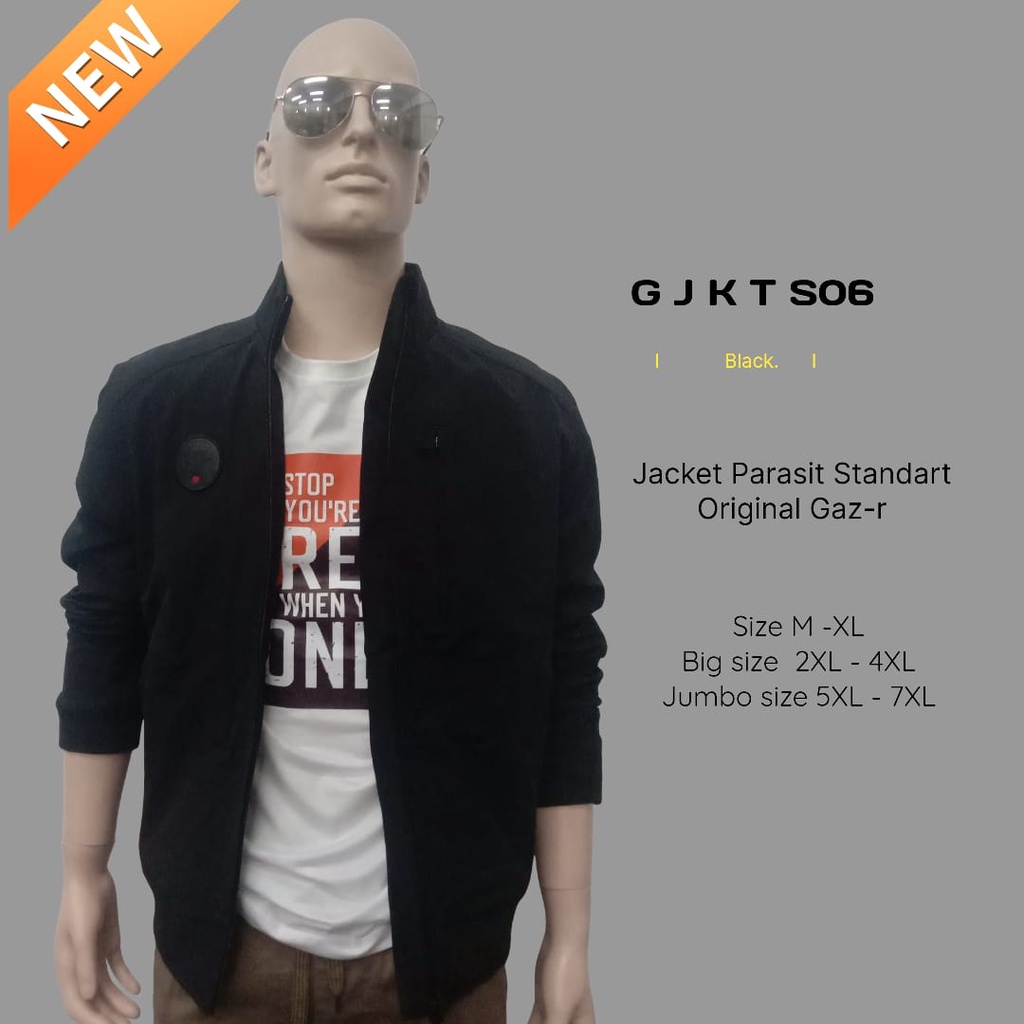 Jual Jacket Parasit Standart Gaz-r Jeans Original ( GJKT S06 ) | Shopee ...