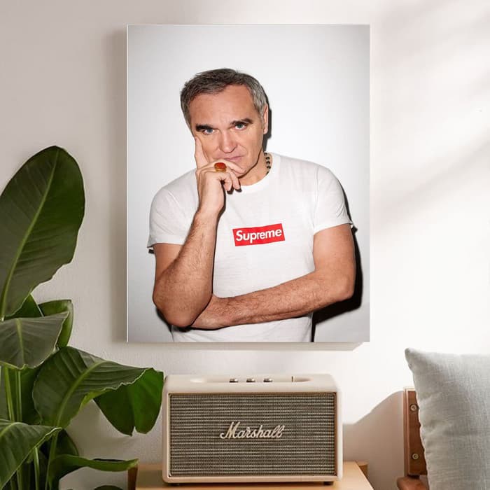 Jual Hypebeast Morrissey Supreme Poster Kayu 30x22 Shopee Indonesia