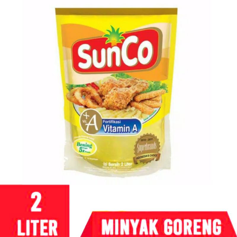 Jual MINYAK GORENG SUNCO 2L (2LITER/ECERAN) | Shopee Indonesia