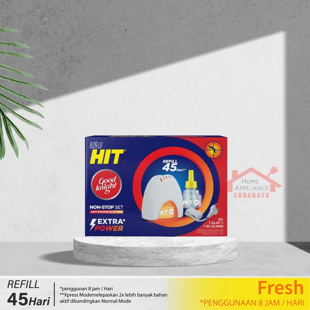 Jual Alat Hit Non Stop Set 8.09 LV Good Knight Fresh - Obat Anti Nyamuk ...