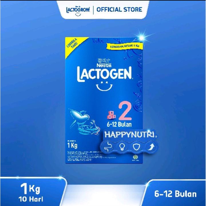 Jual Nestle Lactogen 2 Susu Formula 6-12 Bulan Box 1 kg | Shopee Indonesia