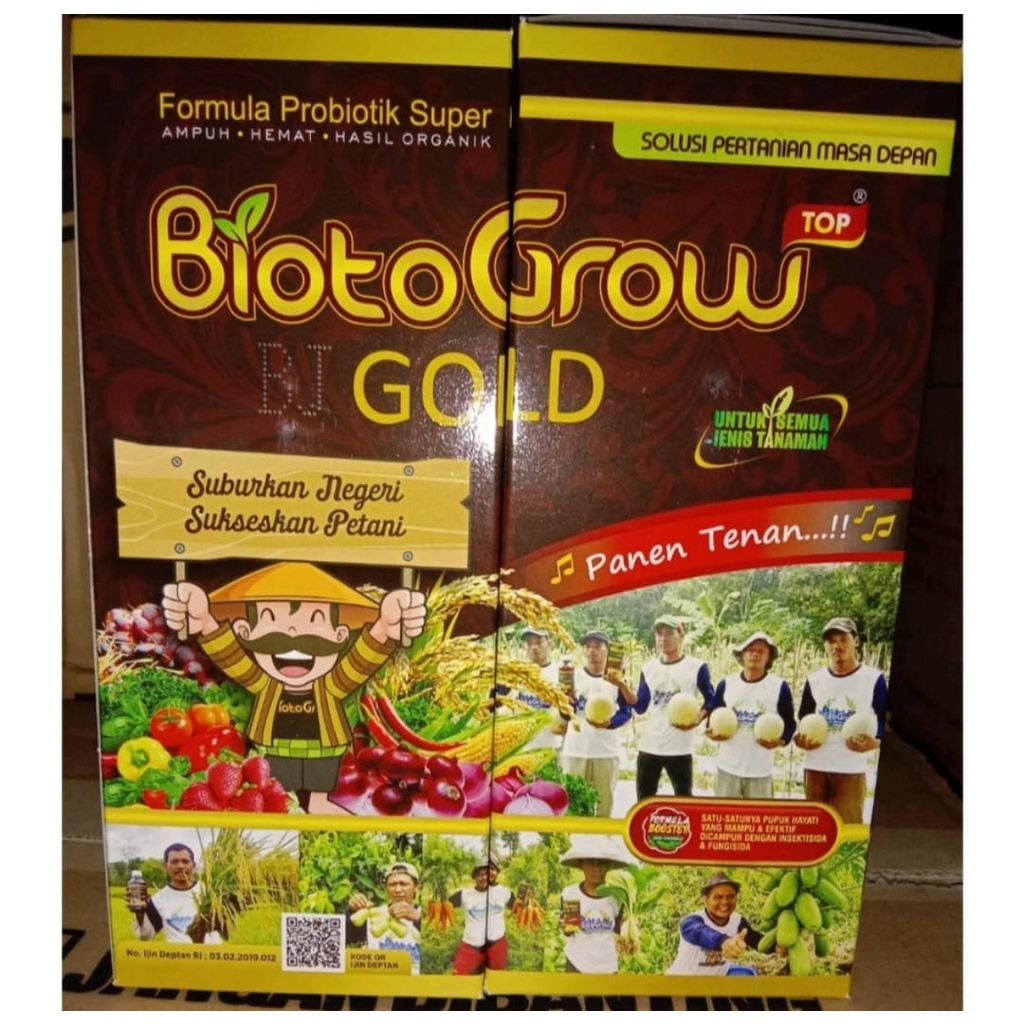 Jual Biotogrow gold 1 liter/pupuk organik cair/biotogrow 1liter ...