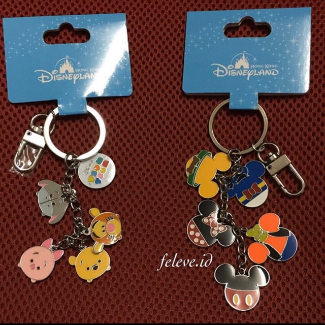 Jual ORIGINAL! disney keychain - gantungan kunci disneyland hongkong ...