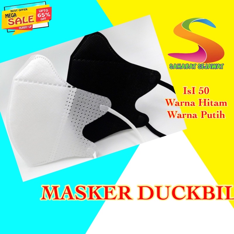 Jual MASKER DUCKBIL / DUCKBILL ISI 50 PER BOX | Shopee Indonesia