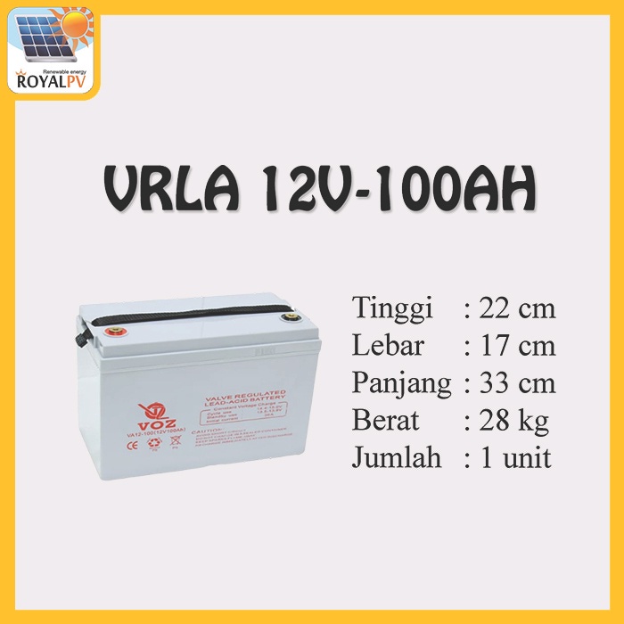 Jual AKI BATERAI VRLA 12V 100AH | Shopee Indonesia