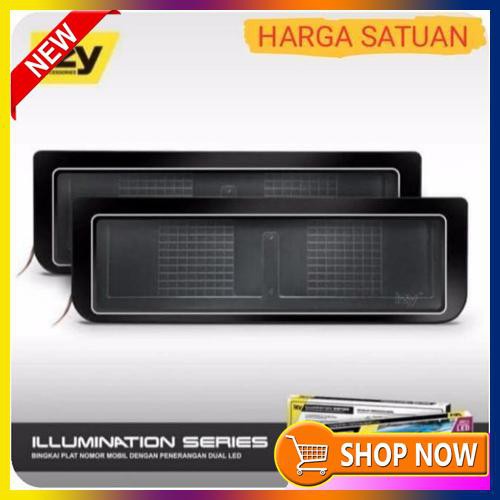 Jual Cover Tempat Dudukan Frame Plat Nomor Mobil Led Lampu W R Cm