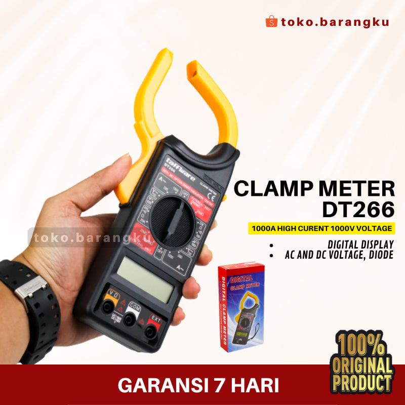 Jual Promo Tang Ampere Digital Dt Multimeter Alat Ukur Arus