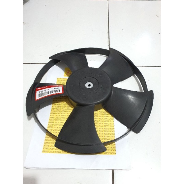 Jual KIPAS RADIATOR BRIO MANUAL ASLI- FAN BLADE BRIO DAUN 5 | Shopee ...
