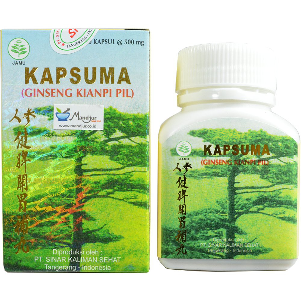 Jual Kapsuma (Ginseng Kianpi Pil) | Shopee Indonesia
