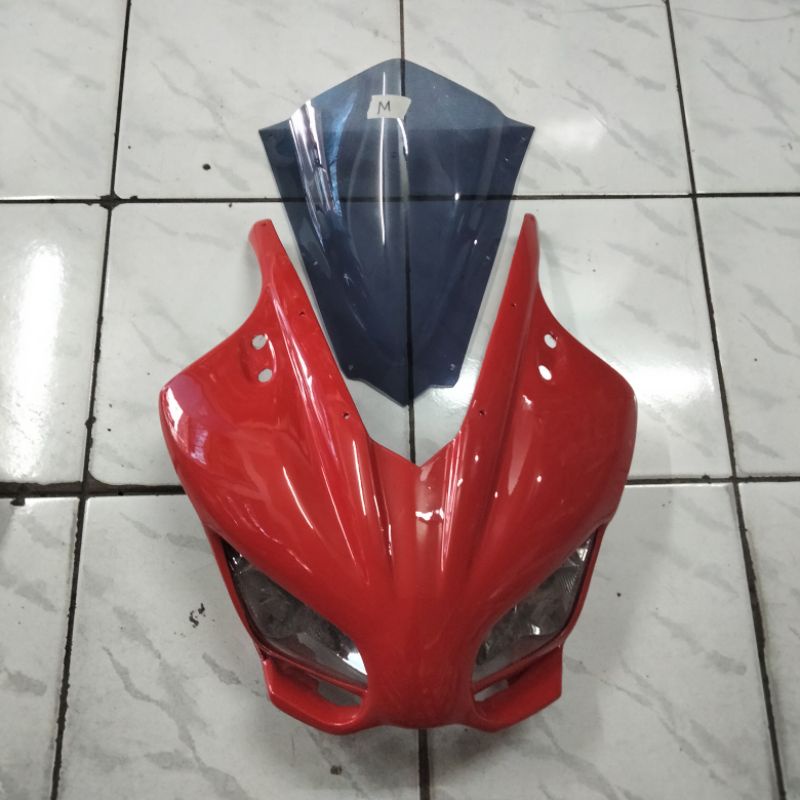 Jual Fairing Depan CBR 150R K45A Kedok CBR 150 R K45A Plus Lampu Custom Dan Windshield Tinggal