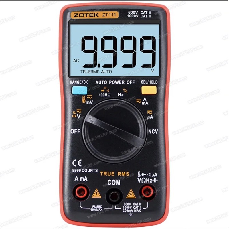 Jual ZOTEK ZT111 Multimeter AVOmeter tester Meter Digital Multitester