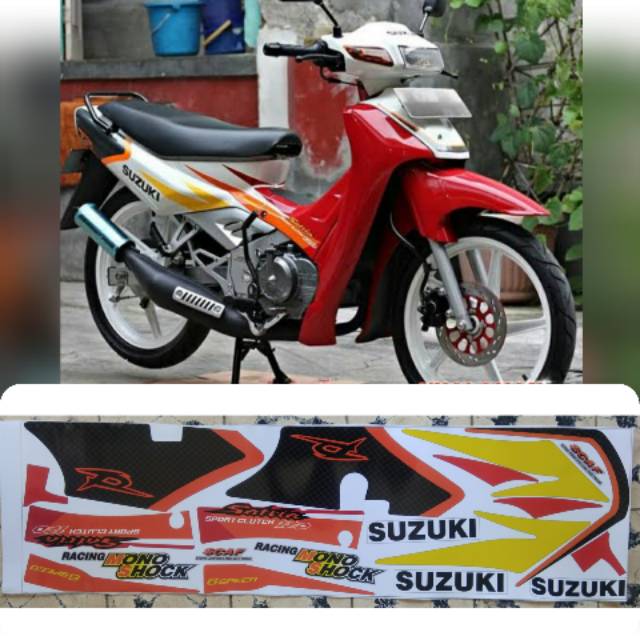 Jual Striping satria lumba merah putih 2002 | Shopee Indonesia