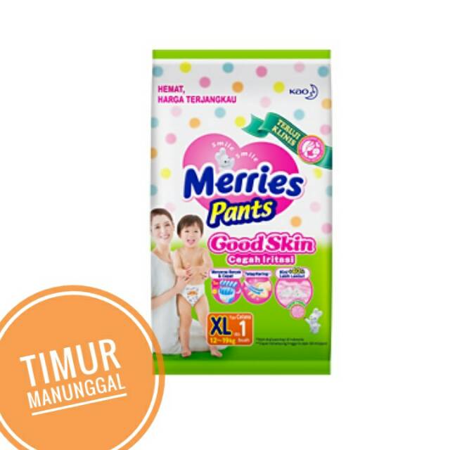 Jual Merries Pants Good Skin XL-1 (Renceng) | Shopee Indonesia