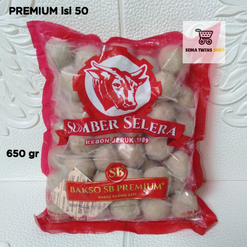 Jual Bakso Sumber Selera Premium Isi 50 Baso Daging Sapi Asli Kebon