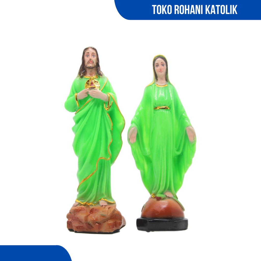 Jual Patung Yesus Maria Cm Fosfor Paket Glow In The Dark Patung Katolik Patung